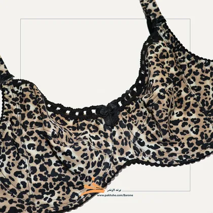 ست پلنگی لاکرا فنردار برند بارون لاوندر کد 3035 Leopard