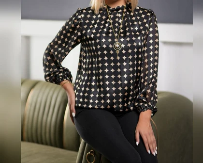 شومیز مجلسی جنس حریر ساتن