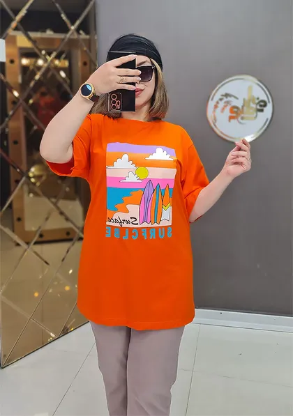 تیشرت لانگ ساحل