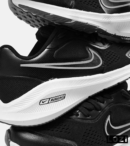 کفش کتانی بزرگ پا مشکی سفید نایک NIKE PEGASUS V10