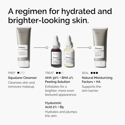 سرم پیلینگ سولوشن حاوی AHA 30% و BHA 2% د اوردینری