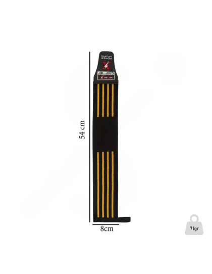 مچ بند Unisex بدون برند جفتی چسبی بندی پاور ایکس گریپ 18 54*8 سانتیمتری B
