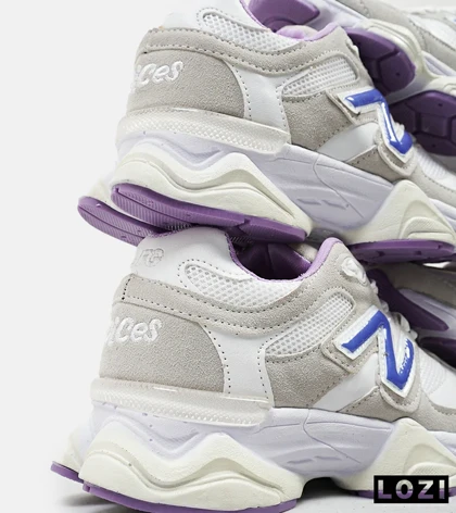 کفش کتانی زنانه کرم بنفش NEW BALANCE 9060 مدل 4188