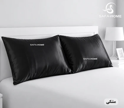 روبالشتی ساتن مدل جفتی صفاهوم
