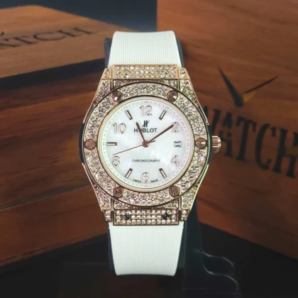 ساعت مچی زنانه هابلوت HUBLOT A919L با موتور کوارتز ژاپن کد 1