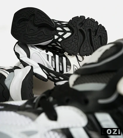 کفش کتانی مردانه و زنانه سفید مشکی ADIDAS performance x9000l4