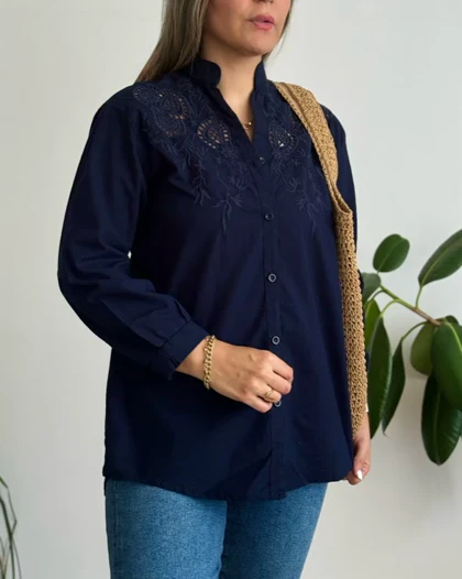 مانتو گلدوزی دار نجلا