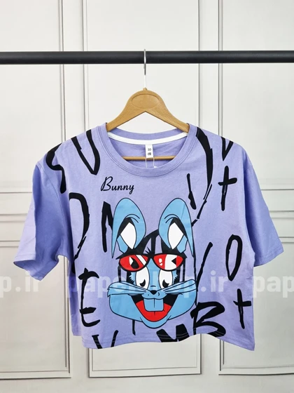 کراپ یقه گرد طرح بانی خرگوشه