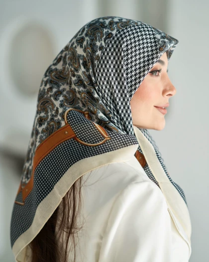 روسری نخی قواره 90 30189