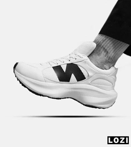 کفش کتانی مردانه سفید مشکی NEW BALANCE 547