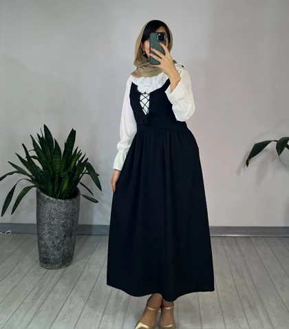 ست شومیز و سارافون کلارا(ارسال رایگان)