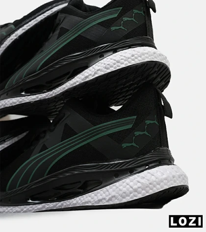 کفش کتانی ورزشی مردانه مشکی سبز PUMA مدل 5072