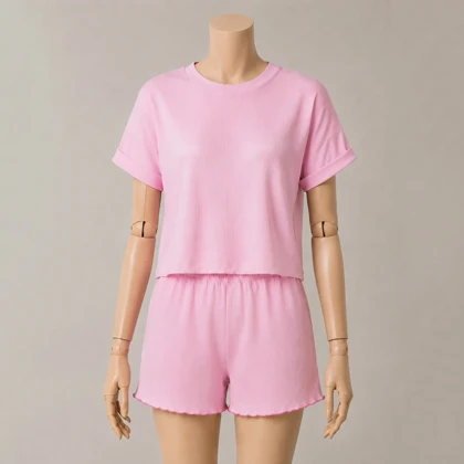 ست تیشرت و شورتک زنانه کبریتی | آی بولک