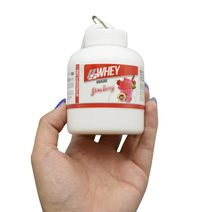 قیف پروتئین پرو ساپس مدل Strawberry ظرفیت 170 میلی لیتر