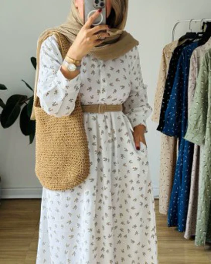 پیراهن مانتویی بابونه6