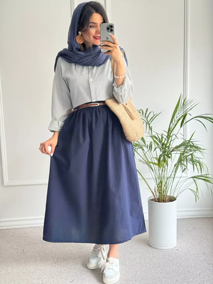 مانتو راه راه ترندی