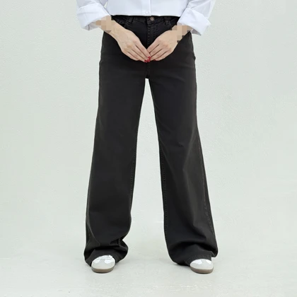 شلوار جین اورتابل قهوه ای سوخته | آی بولک
