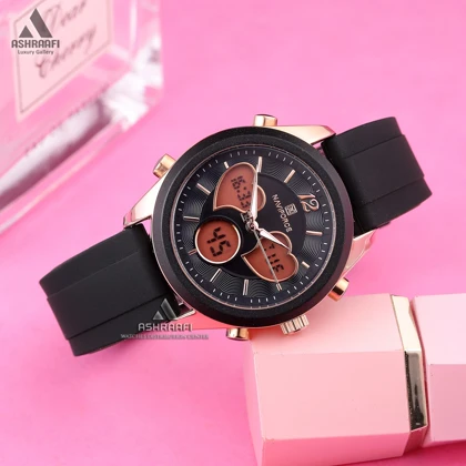 ساعت نیوی فورس بند مشکی Naviforce NF5045KRG