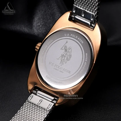 ساعت یو اس پولو بند حصیری U.S. Polo Assn. USPA2106-05