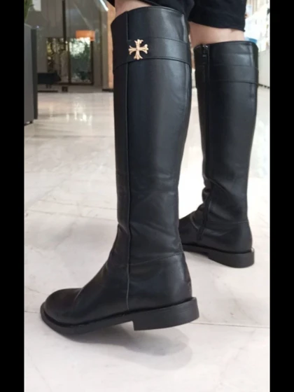 چکمه بلند اسپرت سگکدار