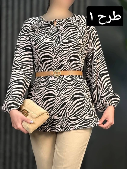 شومیز پلیسه رزا کد 1744