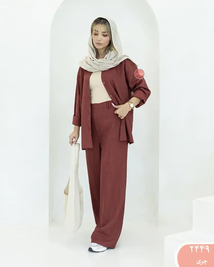 ست شومیز و شلوار لانیا 2449