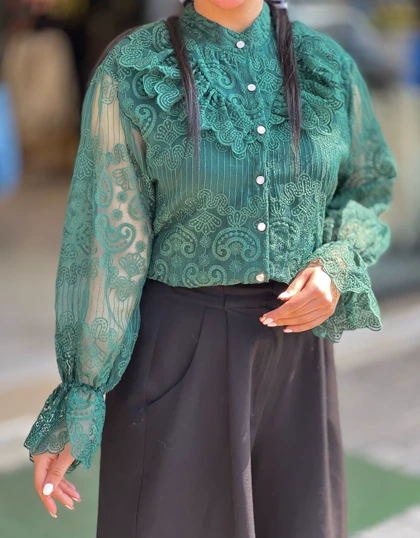 شومیز گیپور عروسکی کد 836