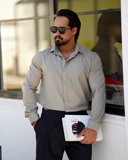 پیراهن پاییزه باکسی مردانه