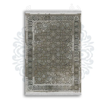 *جدید* فرشینه از جنس پارچه شانل مخمل ترک طرح فانتزی برند دفه کد 1493
