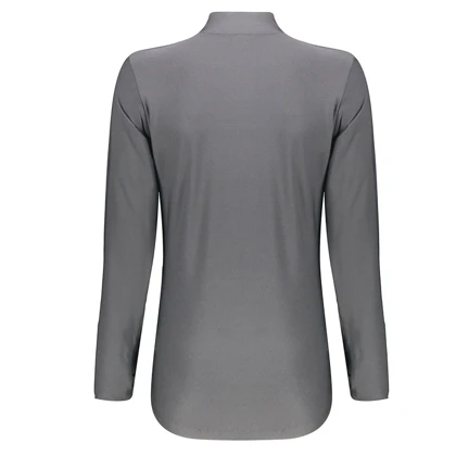 تیشرت ورزشی آستین بلند زنانه رادیس فیت مدل نیم زیپ TS002