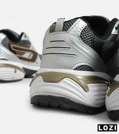 کفش کتانی مردانه نقره ای خاکستری مشکی DIESEL S-SERENDIPITY SPORT مدل 5815