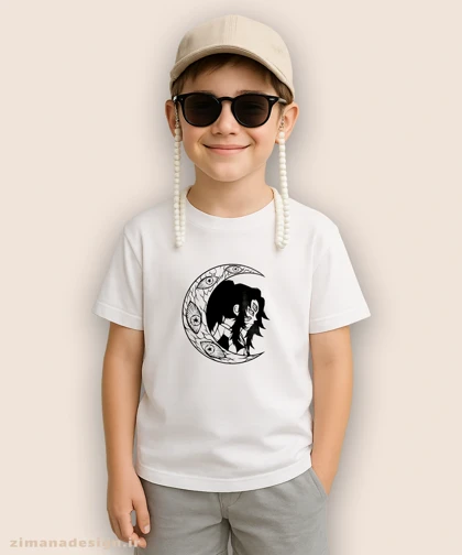 تیشرت بچگانه طرح شیطان کش شخصیت کوکوشیبو کد 993