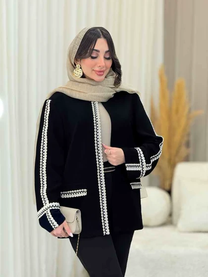 مانتو جیب نما نواردوزی