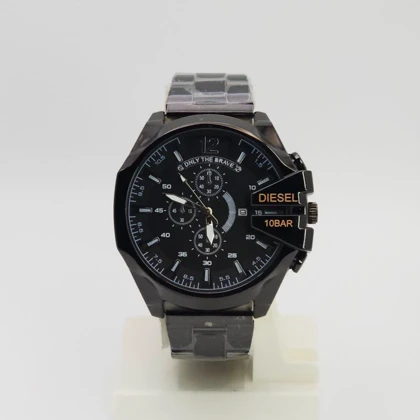 ساعت مچی مردانه دیزل شاخ دار Diesel سبک 3موتوره و تاریخ دار