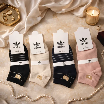 جوراب مچی فانتزی زنانه و دخترانه 12 جفتی برند نایکی