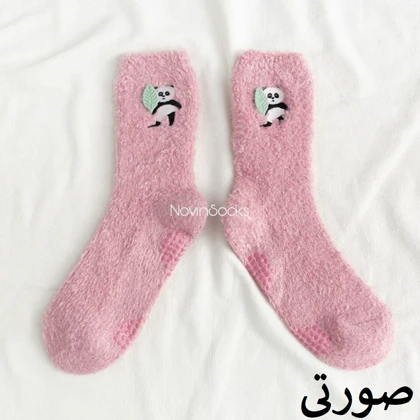 جوراب حوله ای گلدوزی شده