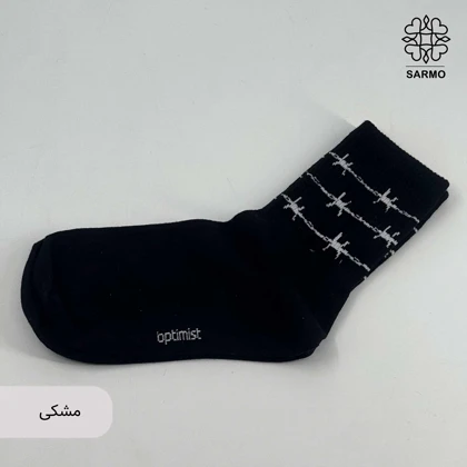 جوراب طرح سیم خاردار ساق‌دار