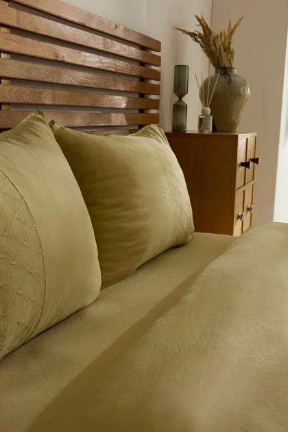 سرویس روتختی دو نفره Karaca Home مدل Carmine پنبه - سبز