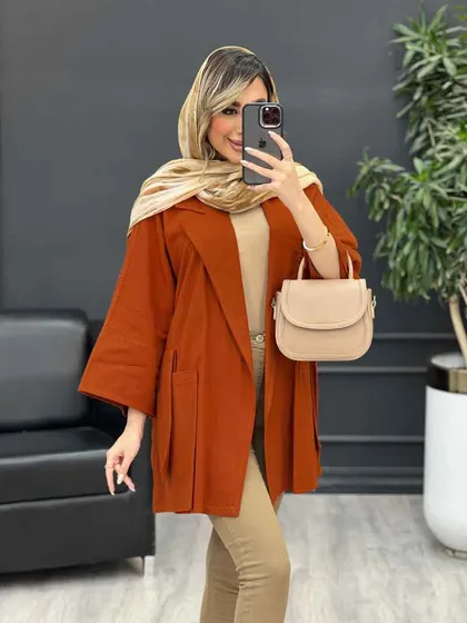 مانتو لینن جیب پاگن