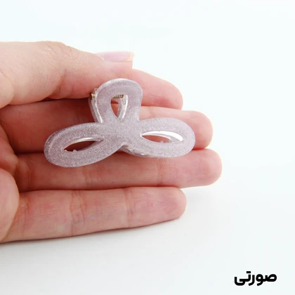 کلیپس دخترانه مدل پاپیون مثلثی شاین دار