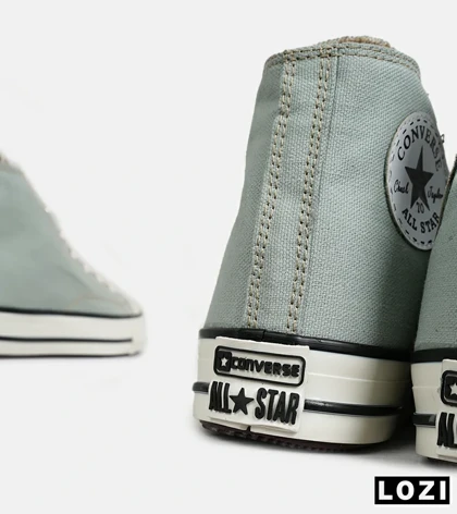 کفش کتانی ساق‌دار مردانه و زنانه سبز All STAR مدل 7086