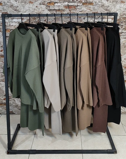 ست بافت لش ساده مدل تیارام کد 40199