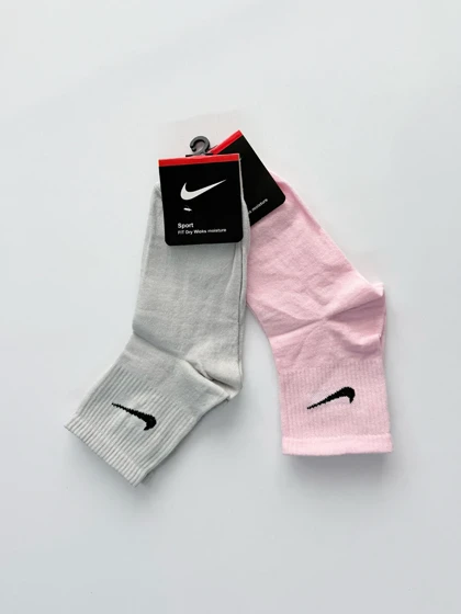 جوراب نیم ساق زنانه نخ پنبه نایکی Nike