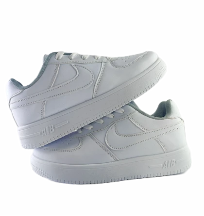 کفش اسپرت مردانه برند نایکی مدل ایرفورس nike airforce سفید کد 259