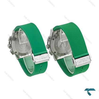 ساعت ست هابلوت سه موتوره نقره ای سبز Hublot-7269-S