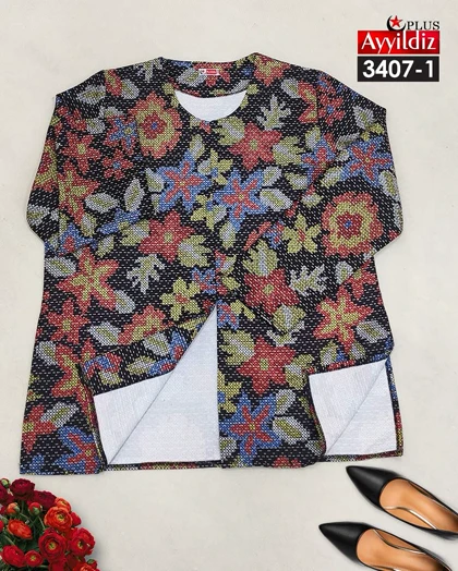کت مجلسی زنانه سایز بزرگ کد 3407