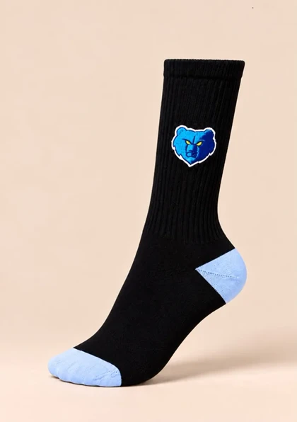 جوراب ساق بلند بسکتبالی طرح NBA Memphis Grizzlies