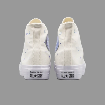 کانورس پلتفرم ماه و ستاره ای ساق‌دار Converse Platform Moon & Stars Hightop