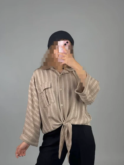 شومیز گره‌ای مدل آناهید کد 50247