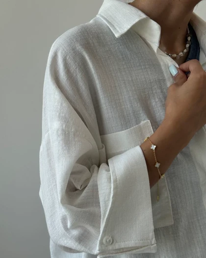 شومیز  آستین برش یارا   کد 500431